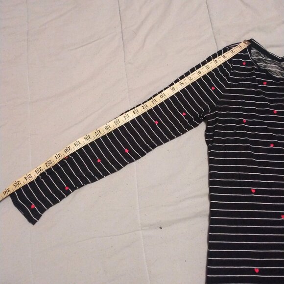 Loft Vintage striped embroidered heart long sleeve - Picture 8 of 8